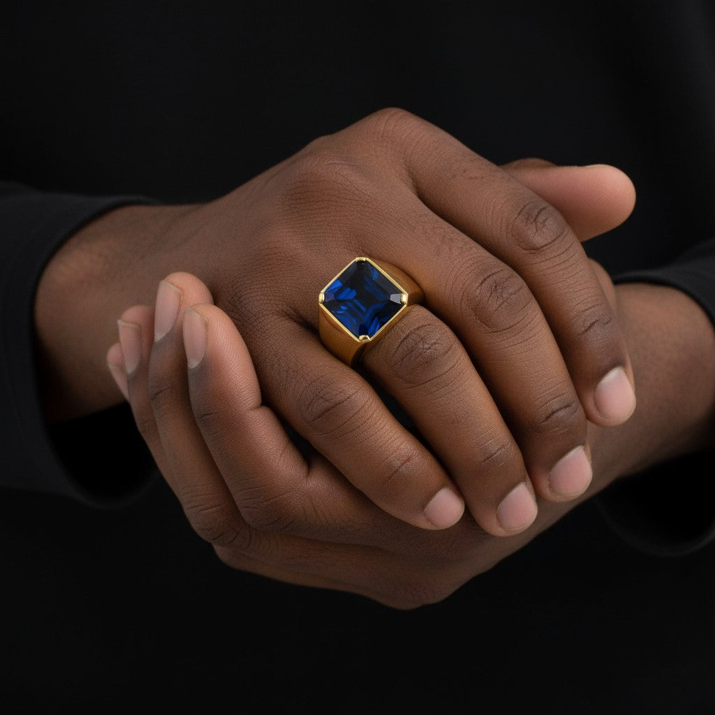 Radiant Life Cremation Ring (For Men)<br> Radiant Cut • 12X10MM