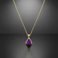 Infinity Pendant<br>Trilliant Cut • Small 8mm
