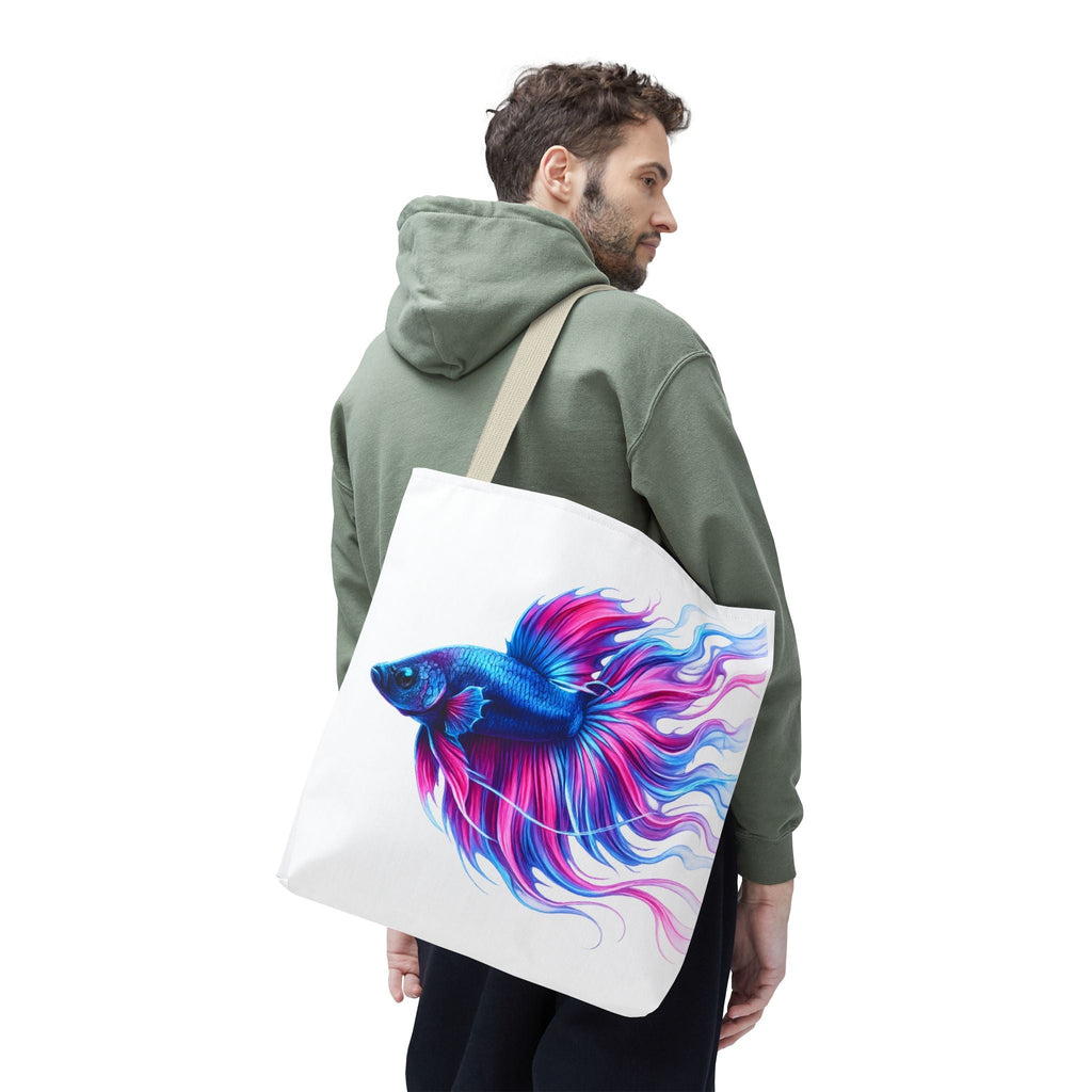 Electric Paint Betta Tote Bag