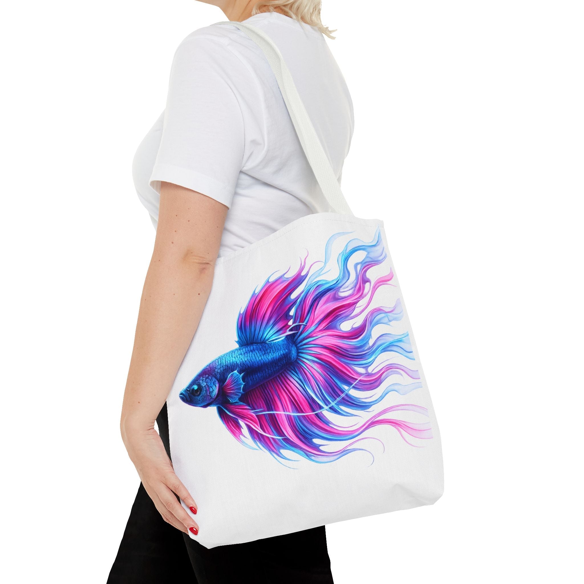 Electric Paint Betta Tote Bag