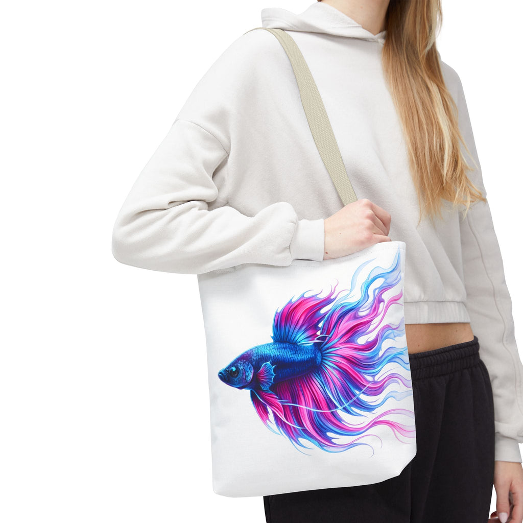 Electric Paint Betta Tote Bag