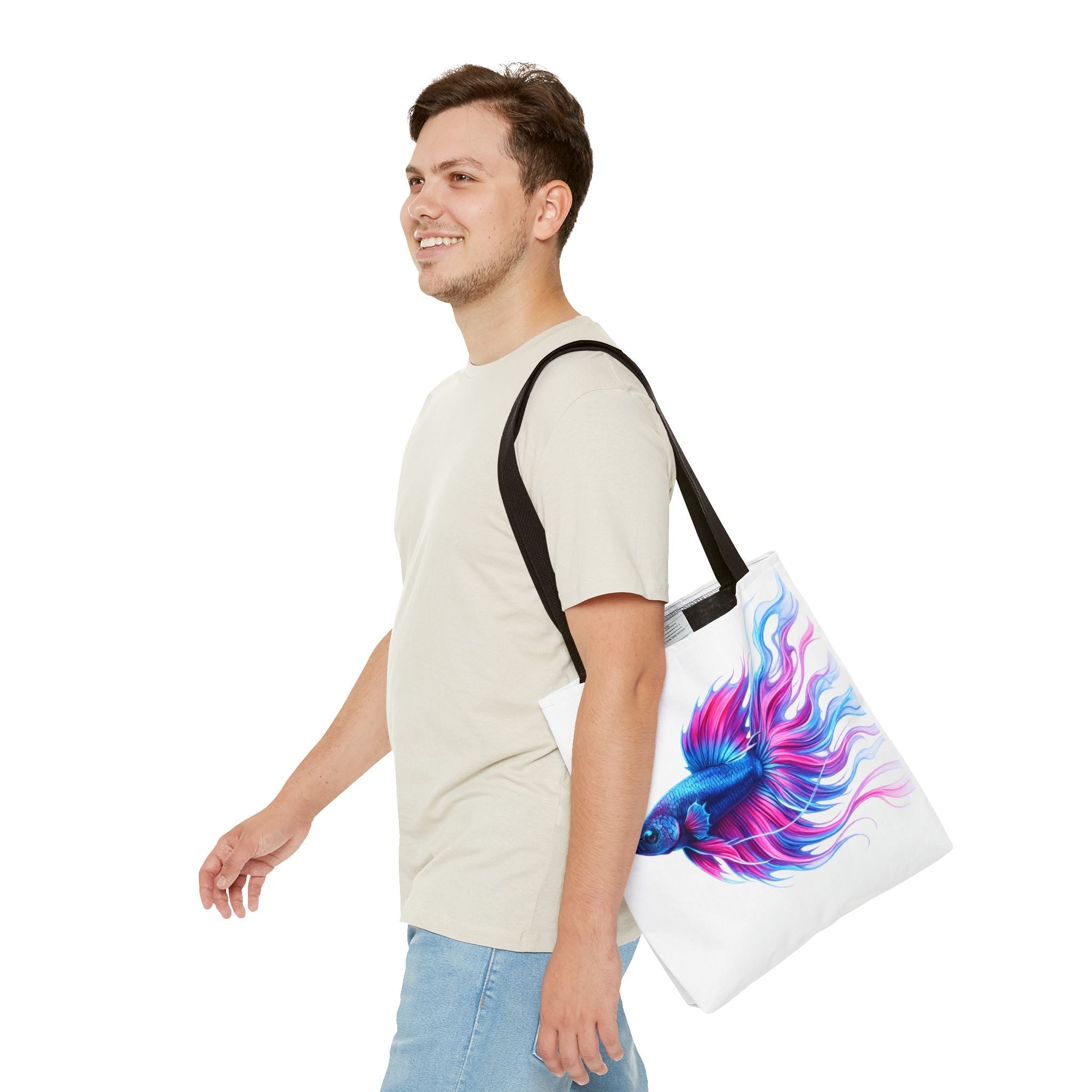 Electric Paint Betta Tote Bag