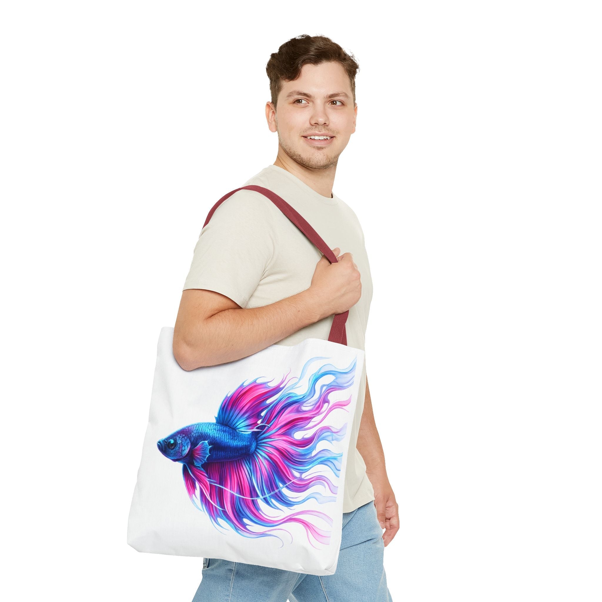 Electric Paint Betta Tote Bag