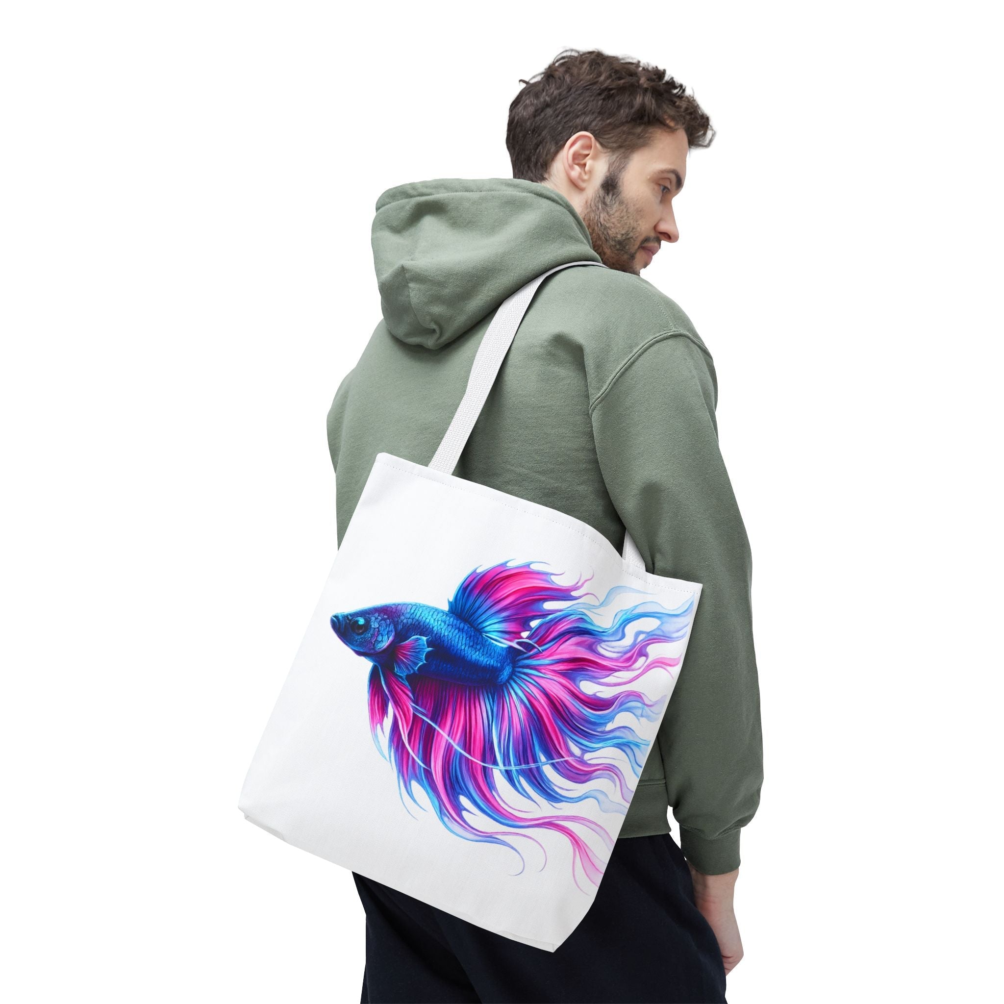 Electric Paint Betta Tote Bag