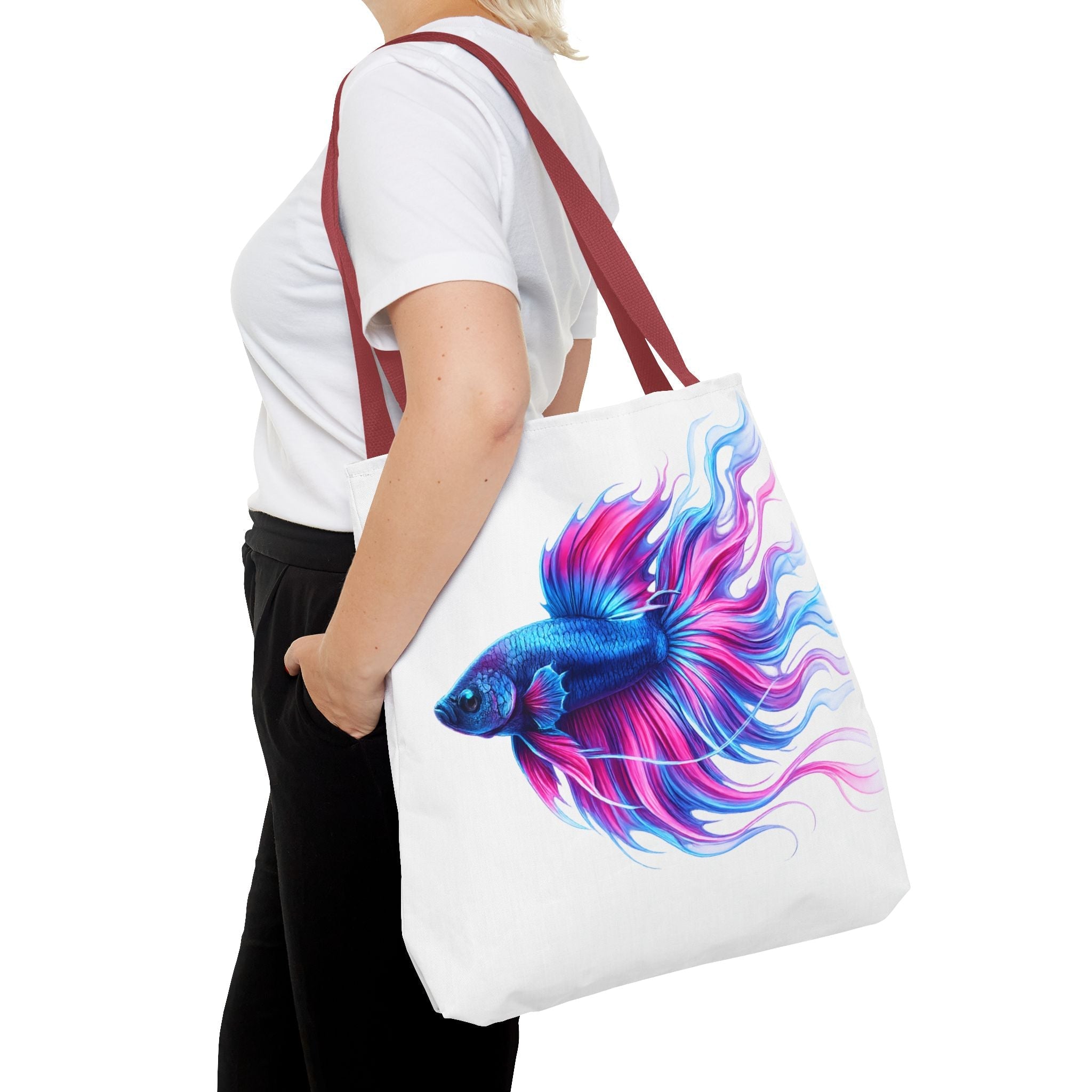 Electric Paint Betta Tote Bag