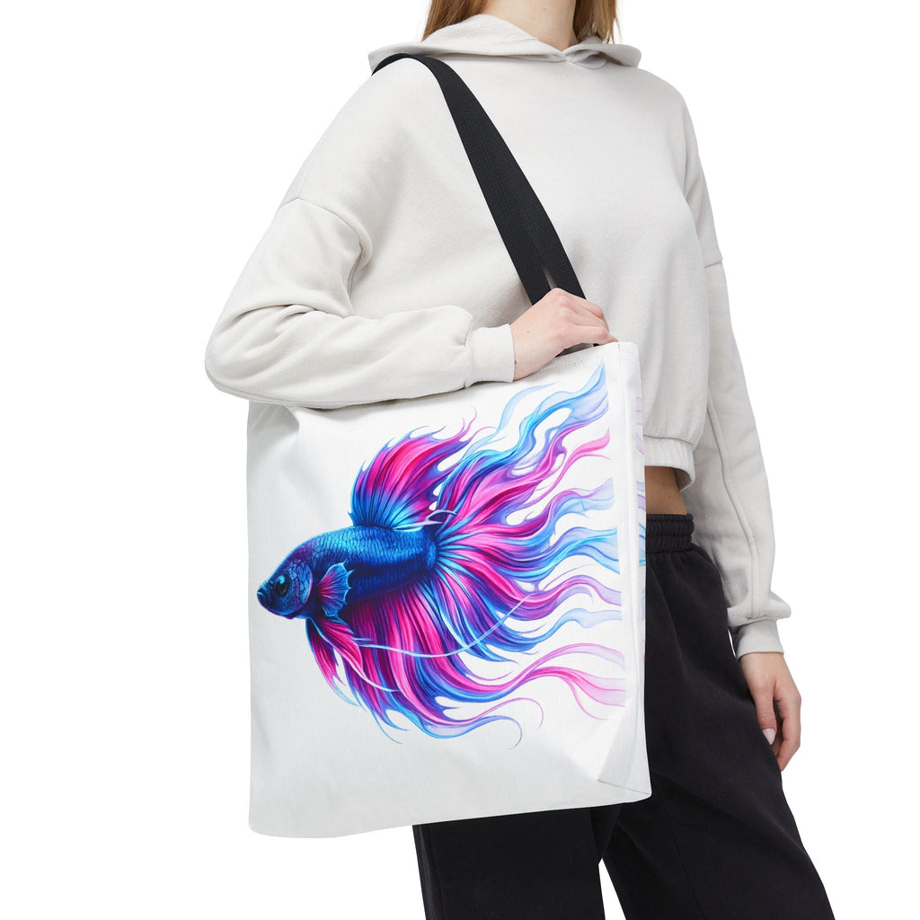 Electric Paint Betta Tote Bag