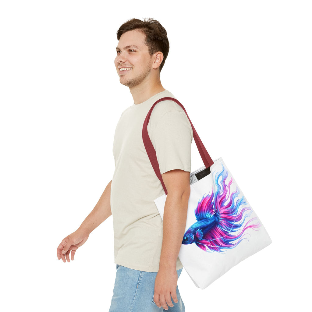 Electric Paint Betta Tote Bag