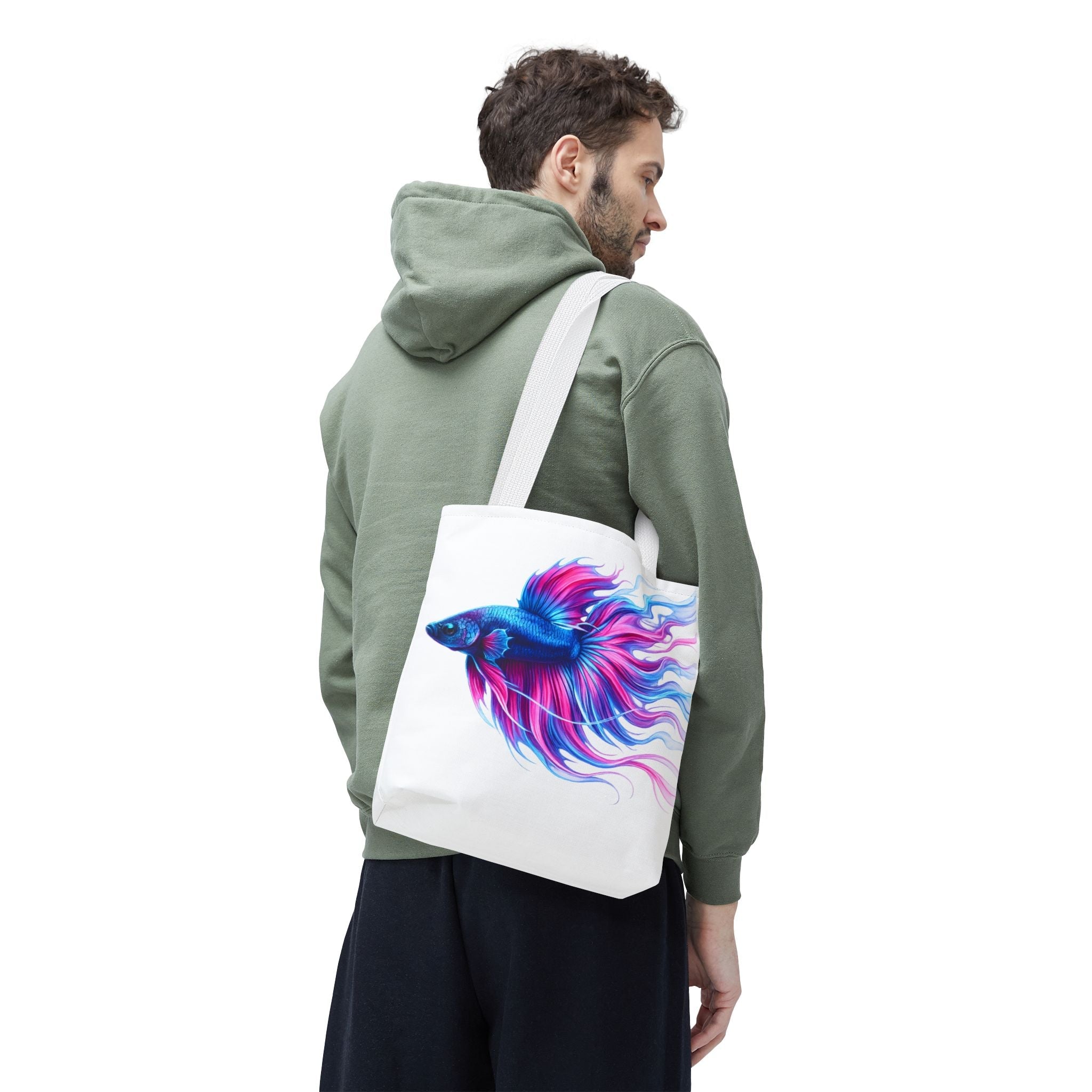 Electric Paint Betta Tote Bag