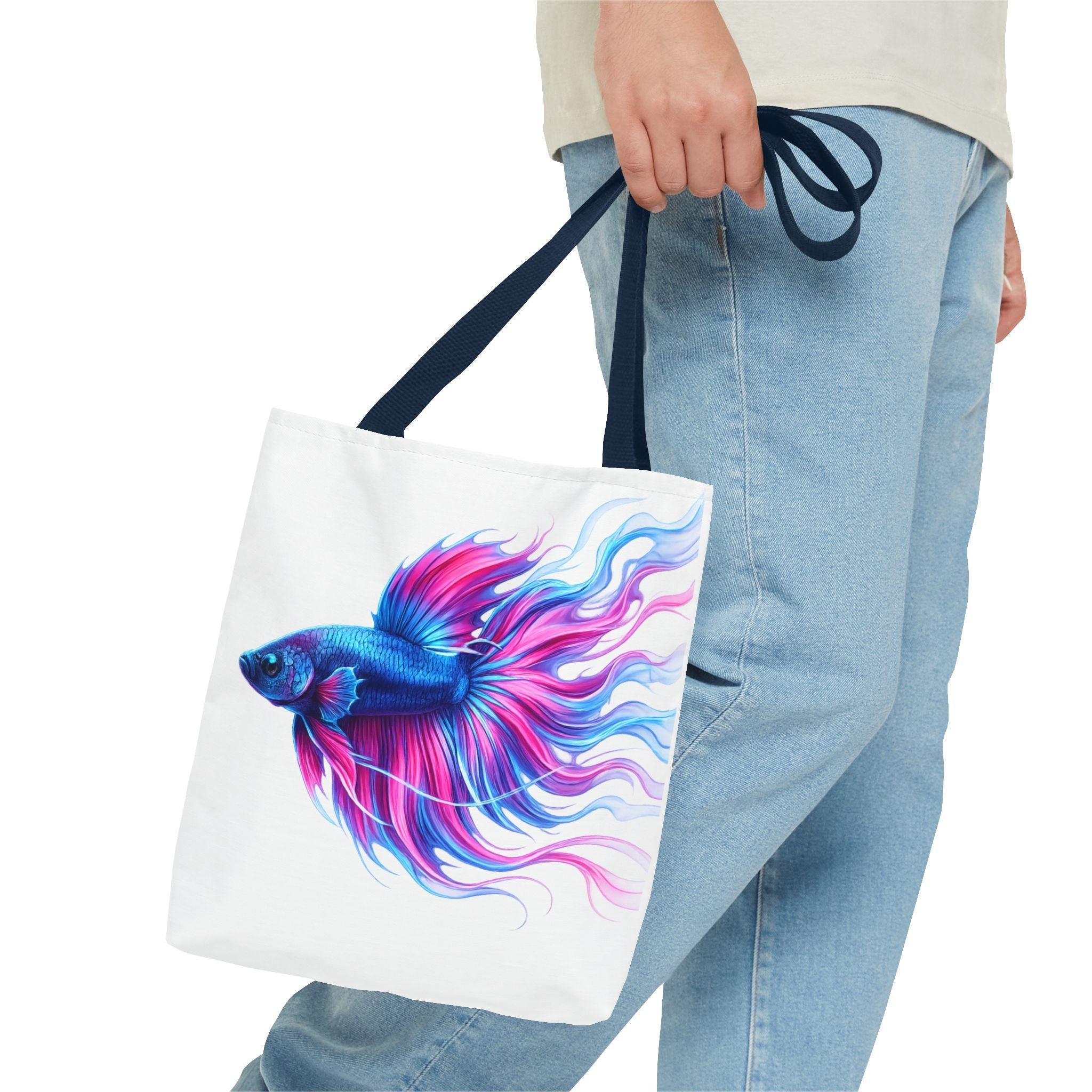 Electric Paint Betta Tote Bag
