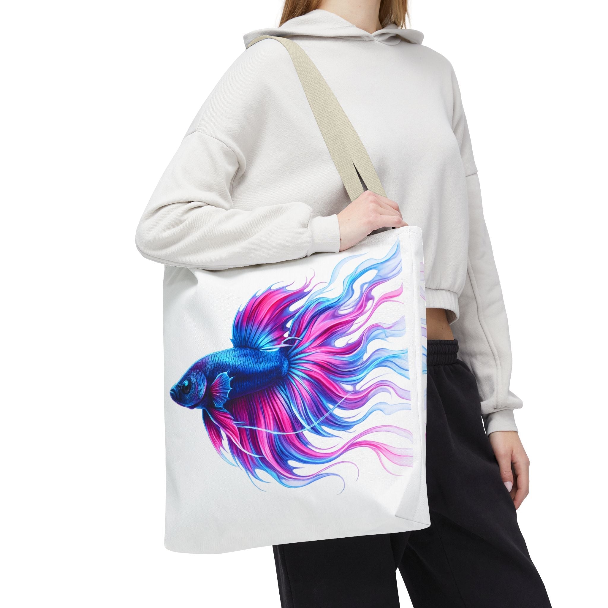 Electric Paint Betta Tote Bag