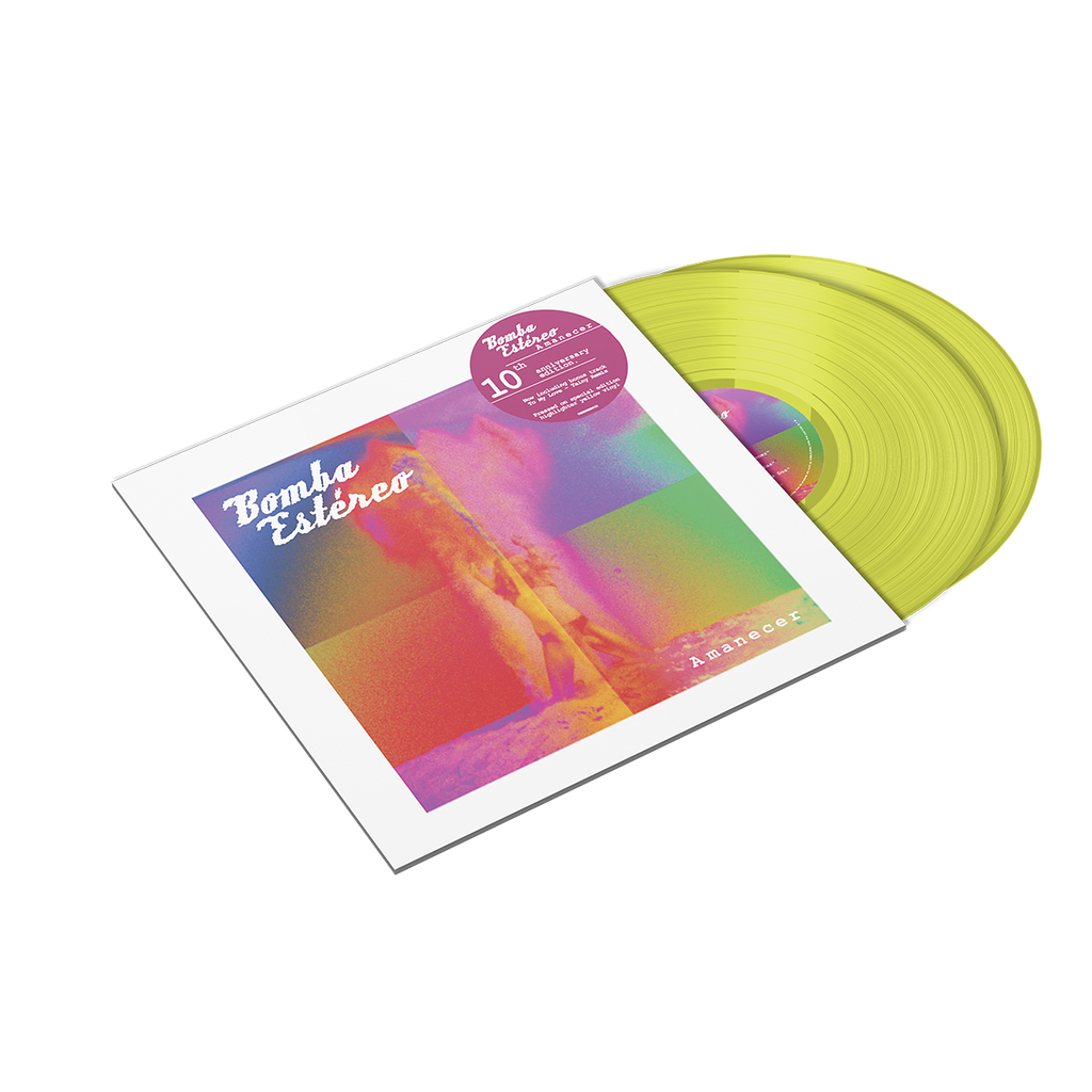 Bomba Estereo - Amanecer 10 Year Anniversary Highlighter Yellow Vinyl 2LP