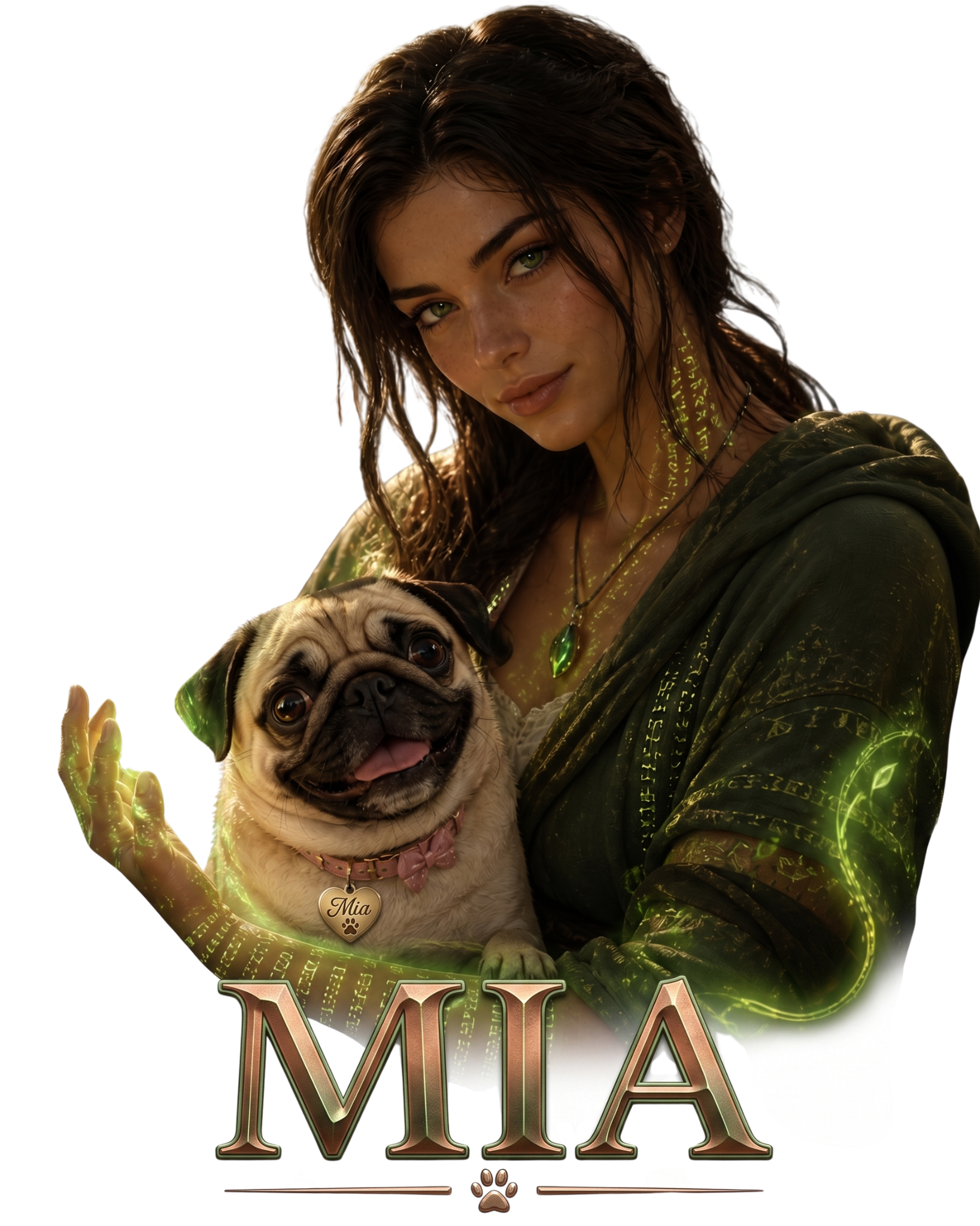 Lilianna & Mia Pug T-Shirt — The Eternal Wars
