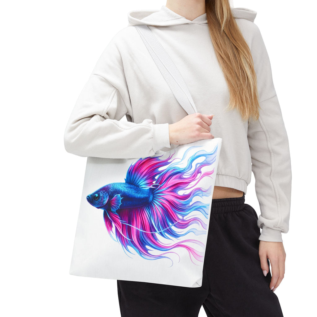 Electric Paint Betta Tote Bag