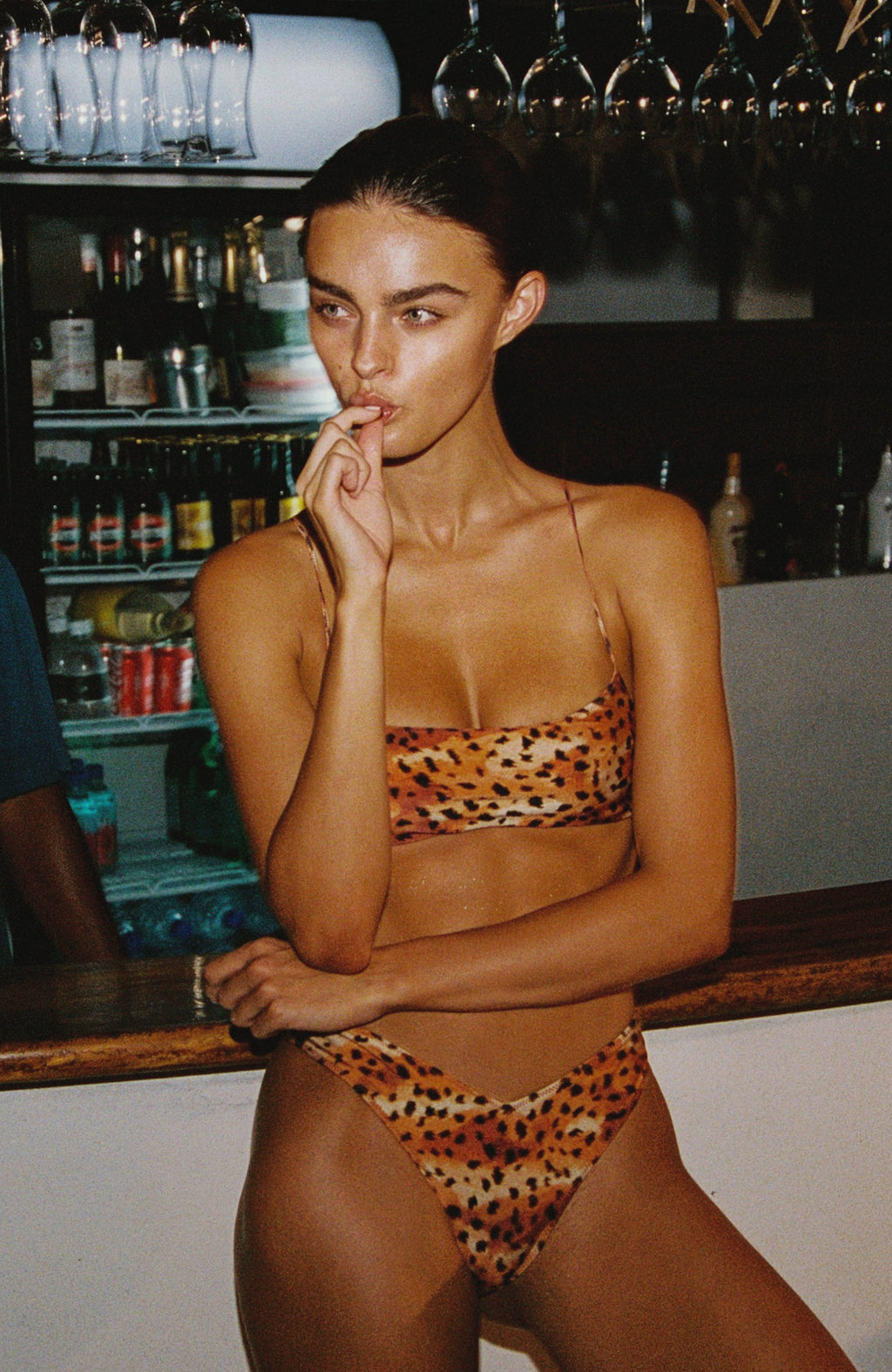 Le Sporty Bottom - Golden Leopard