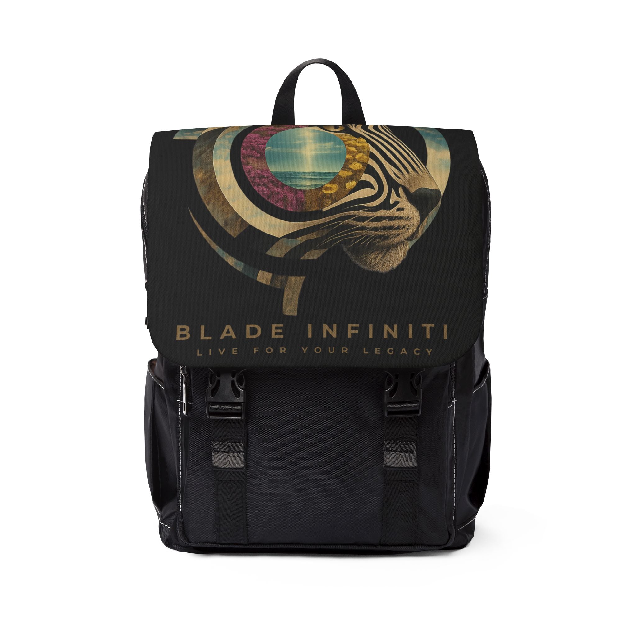Safari Bloom Tiger Shoulder Backpack
