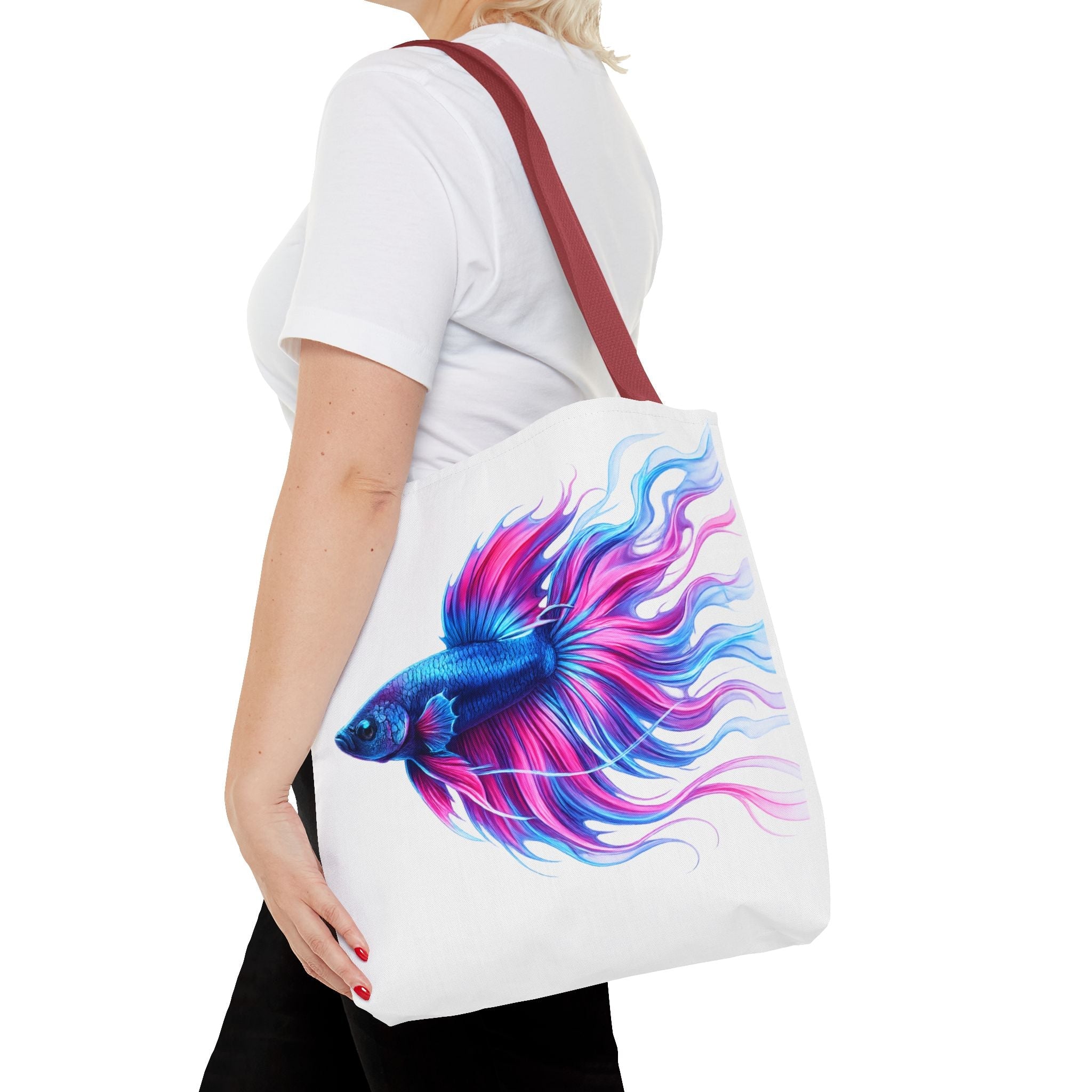 Electric Paint Betta Tote Bag