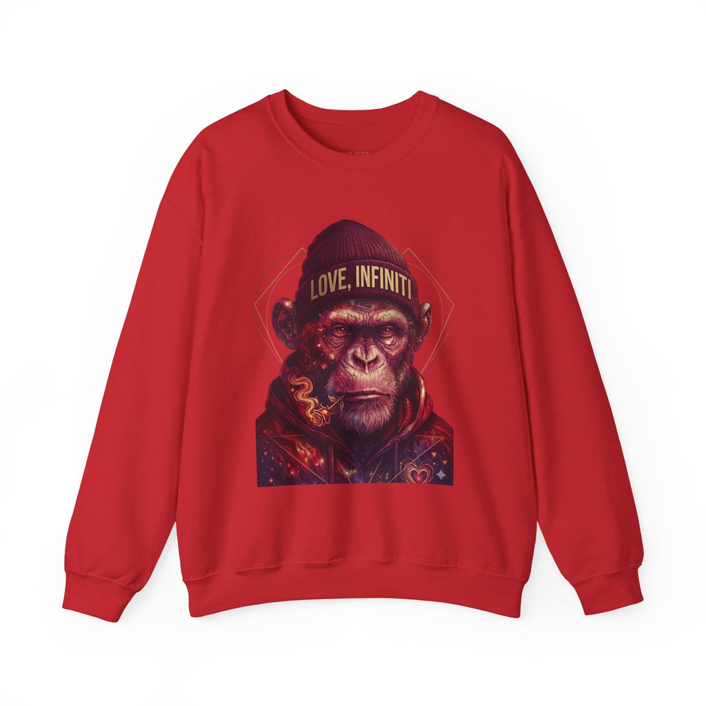 Weed/Rose Galactic Monkey - Love, Infiniti Sweater
