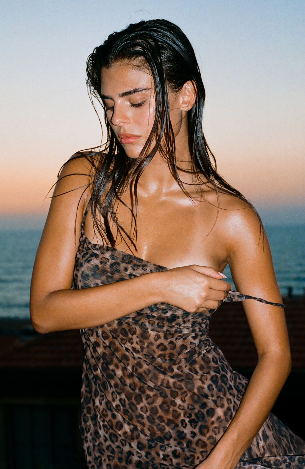 Beach To Bar Dress - Leopard