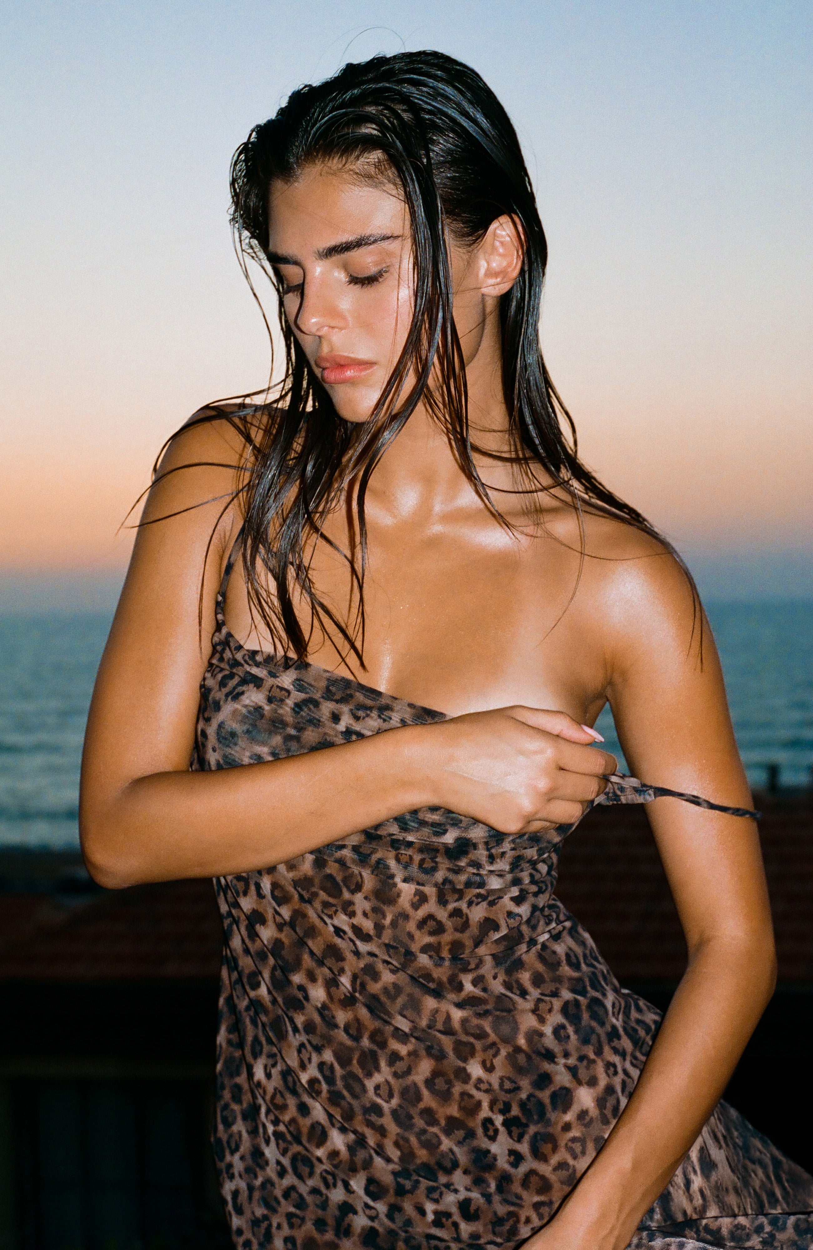 Beach To Bar Dress - Leopard