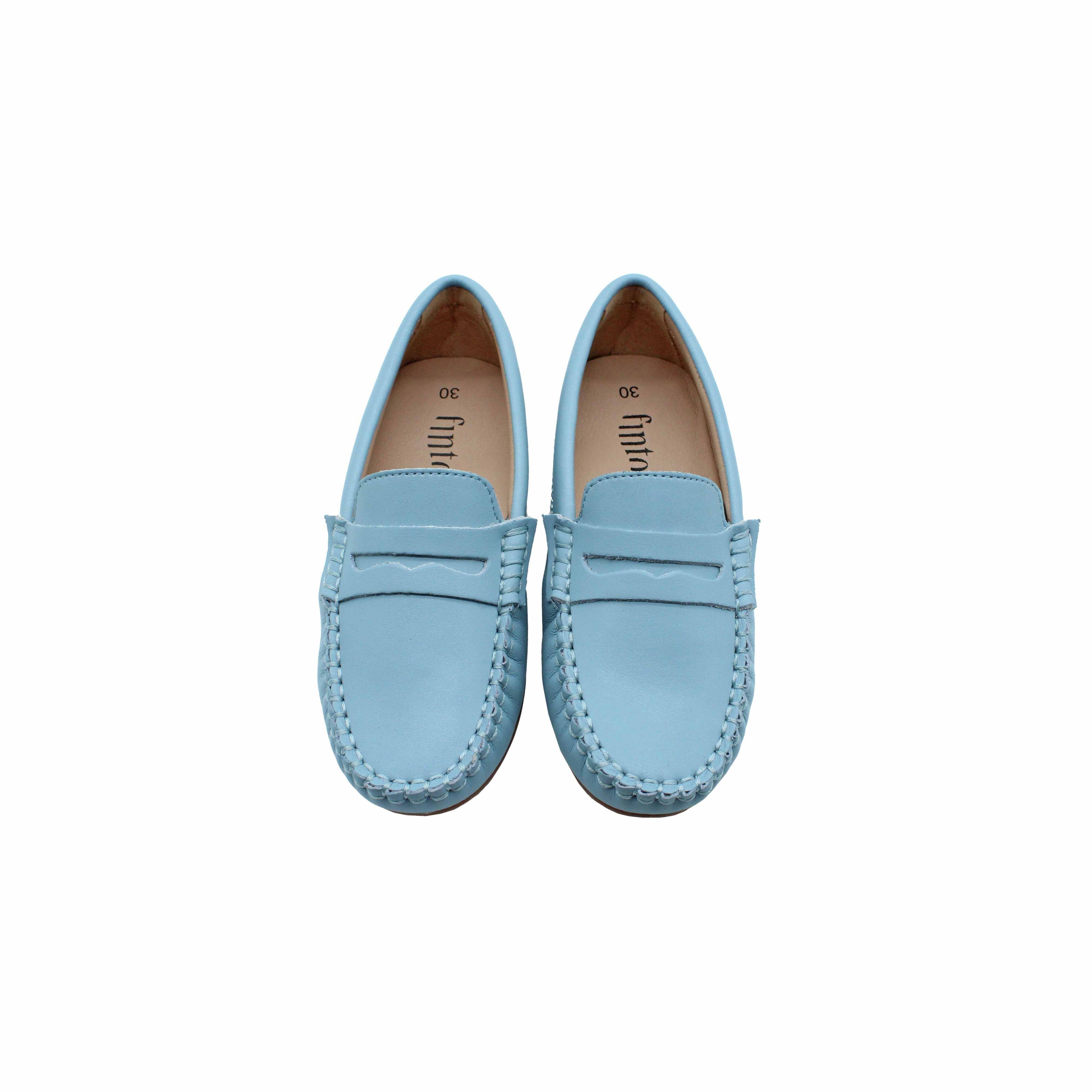 Dusty Blue Leather