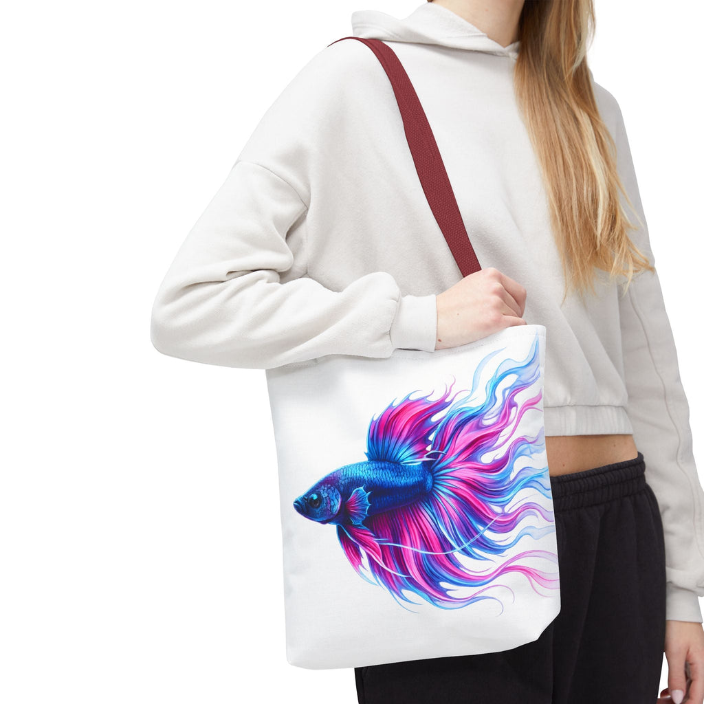 Electric Paint Betta Tote Bag