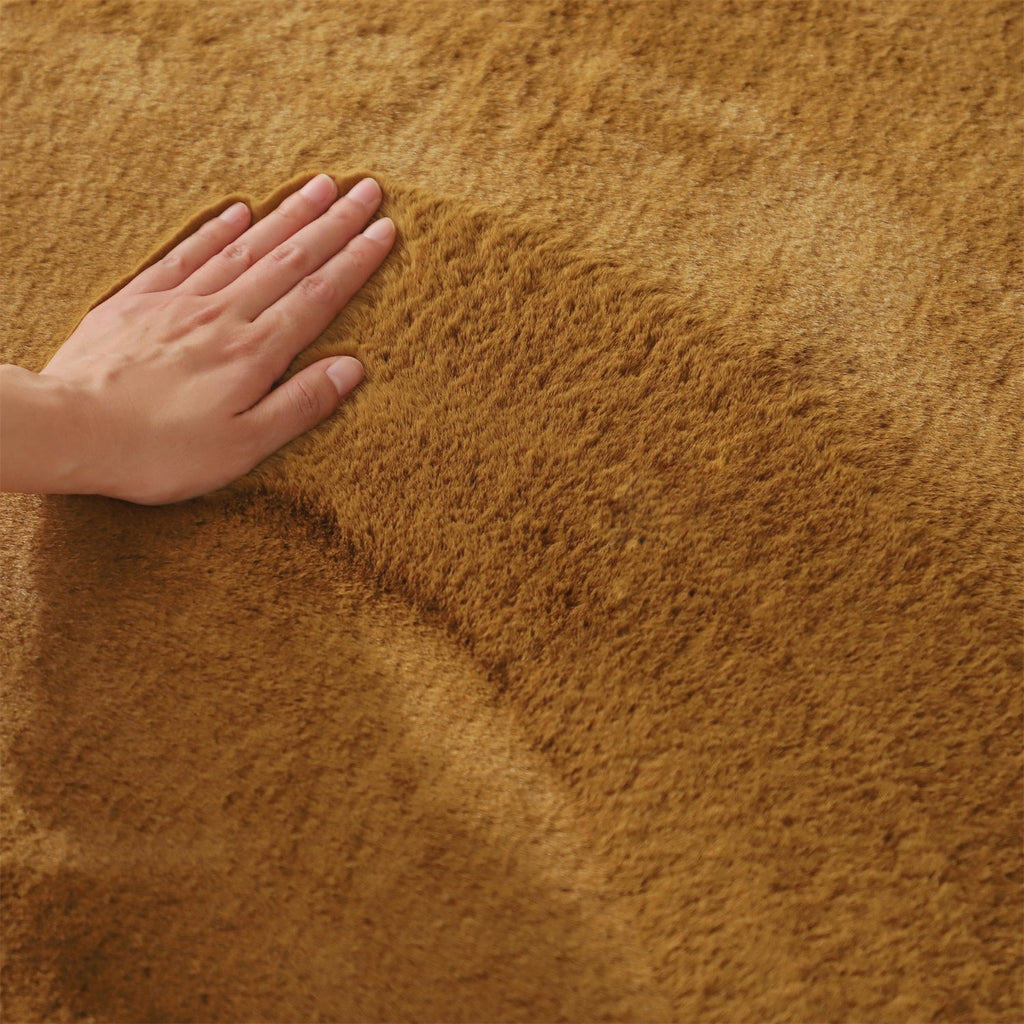 Kasentex Spring Fluffy Elegant Faux Fur Area Rugs, Ultra Soft, Room Decor, Graduation Gifts, Fathers Day Gift, Mom Gift, Easter Gift