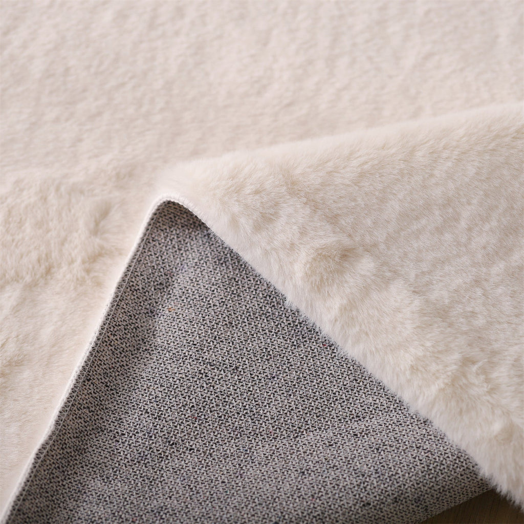 Kasentex Spring Fluffy Elegant Faux Fur Area Rugs, Ultra Soft, Room Decor, Graduation Gifts, Fathers Day Gift, Mom Gift, Easter Gift