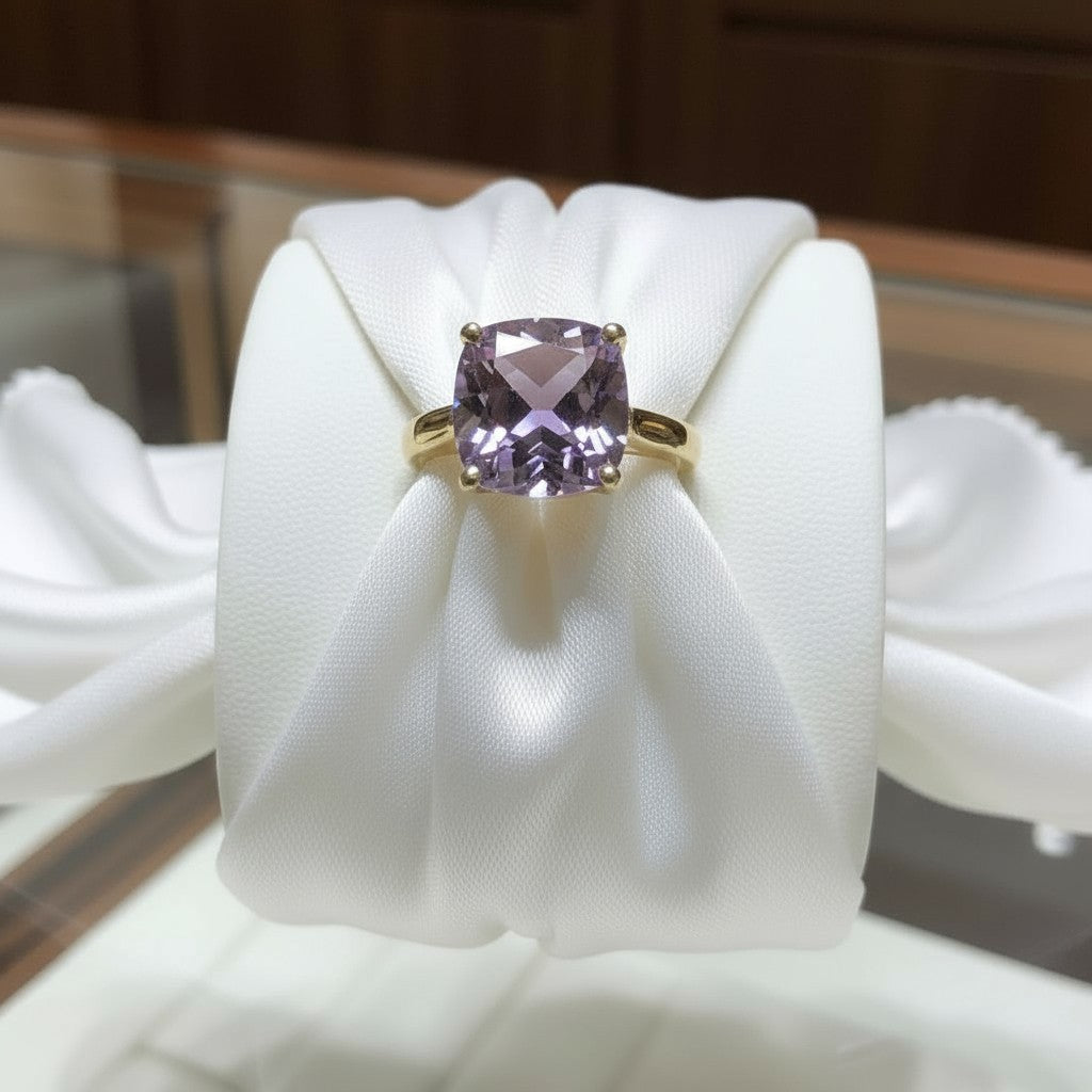 Never Forgotten Ring<br>Cushion Cut • Small 6x6mm