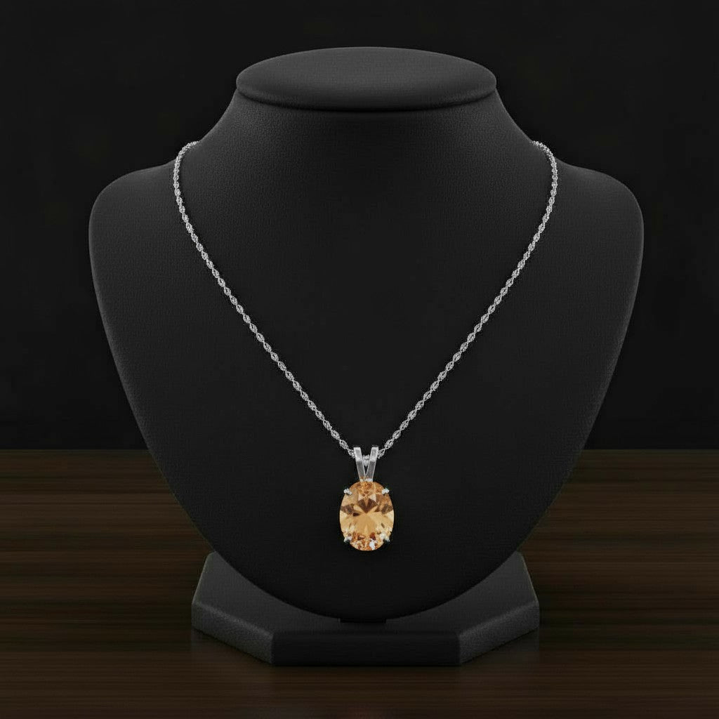 Eternity Pendant<br>Oval • 8x10mm