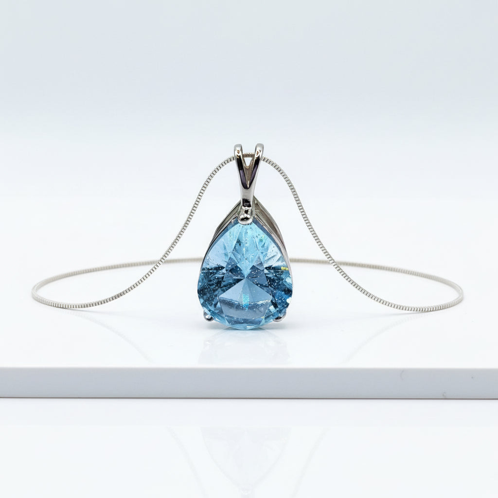 Peaceful Memories Pendant<br>Pear Cut • Large 16x12mm