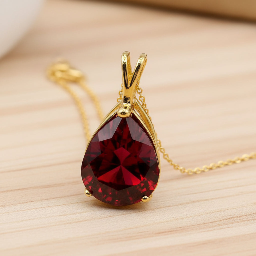 Peaceful Memories Pendant<br>Pear Cut • Large 16x12mm