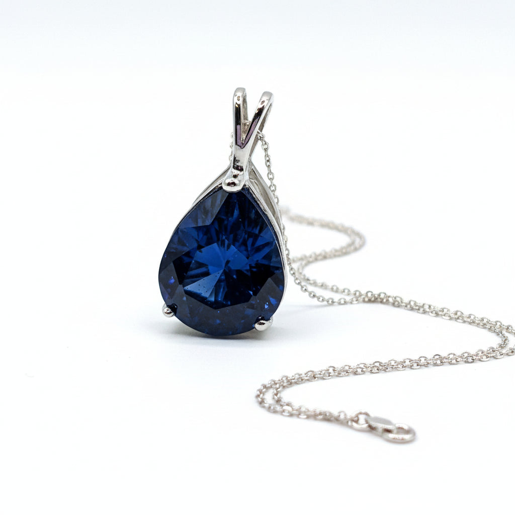 Peaceful Memories Pendant<br>Pear Cut • Large 16x12mm