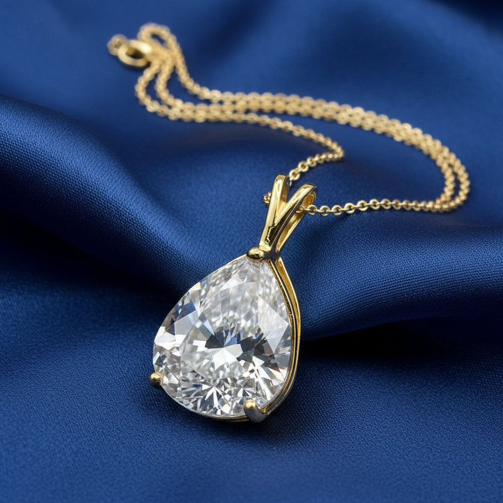 Peaceful Memories Pendant<br>Pear Cut • Large 16x12mm