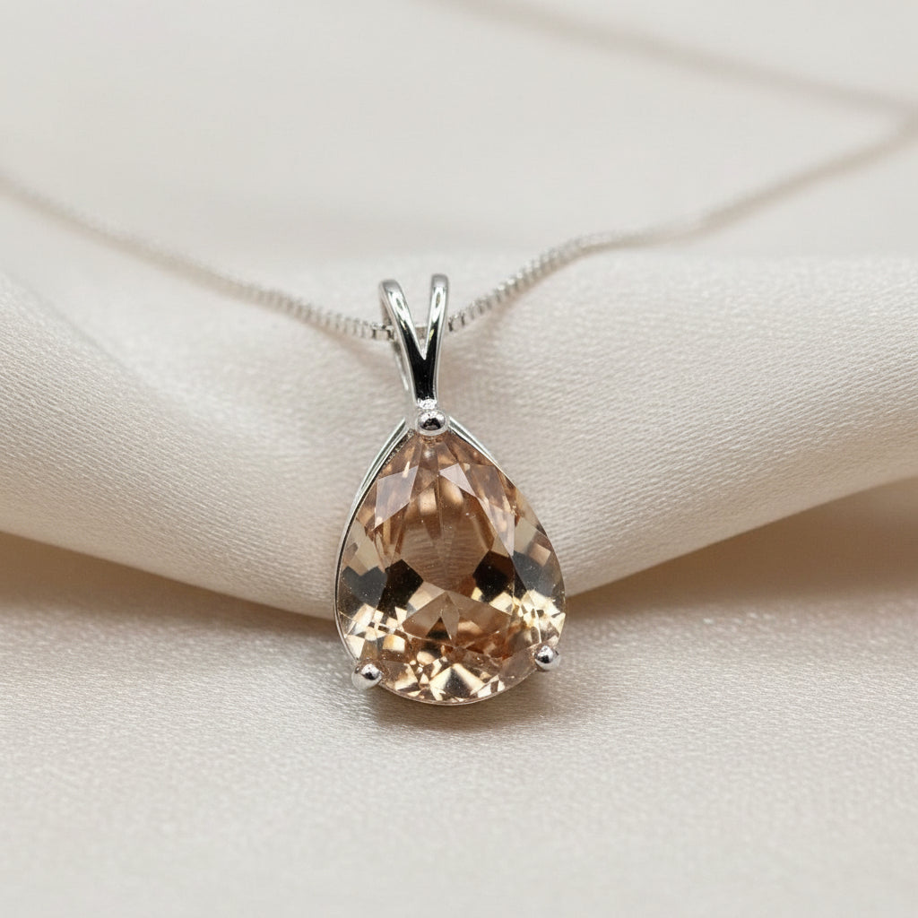 Peaceful Memories Pendant<br>Pear Cut • Large 16x12mm