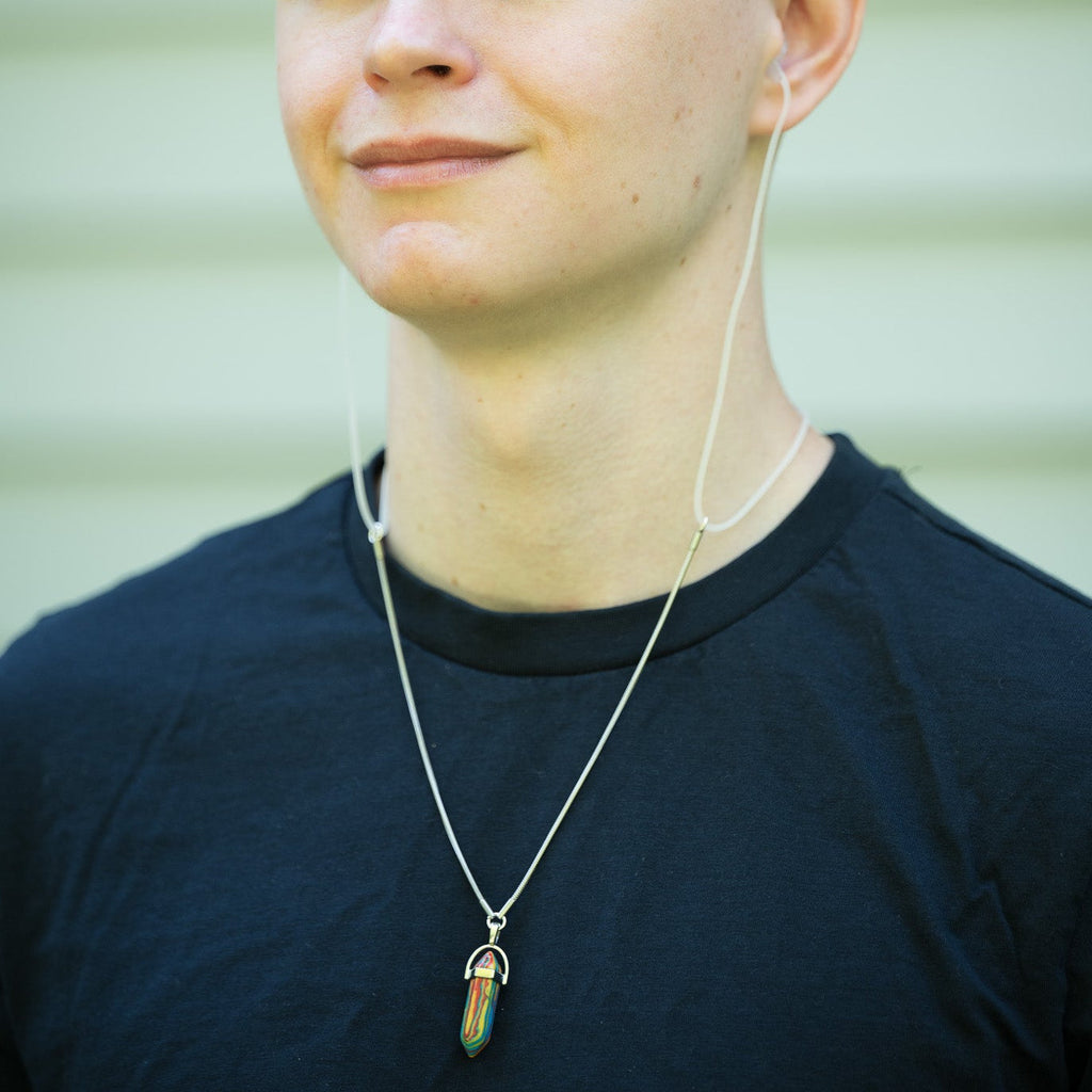 High Vibrations Earplug Necklace