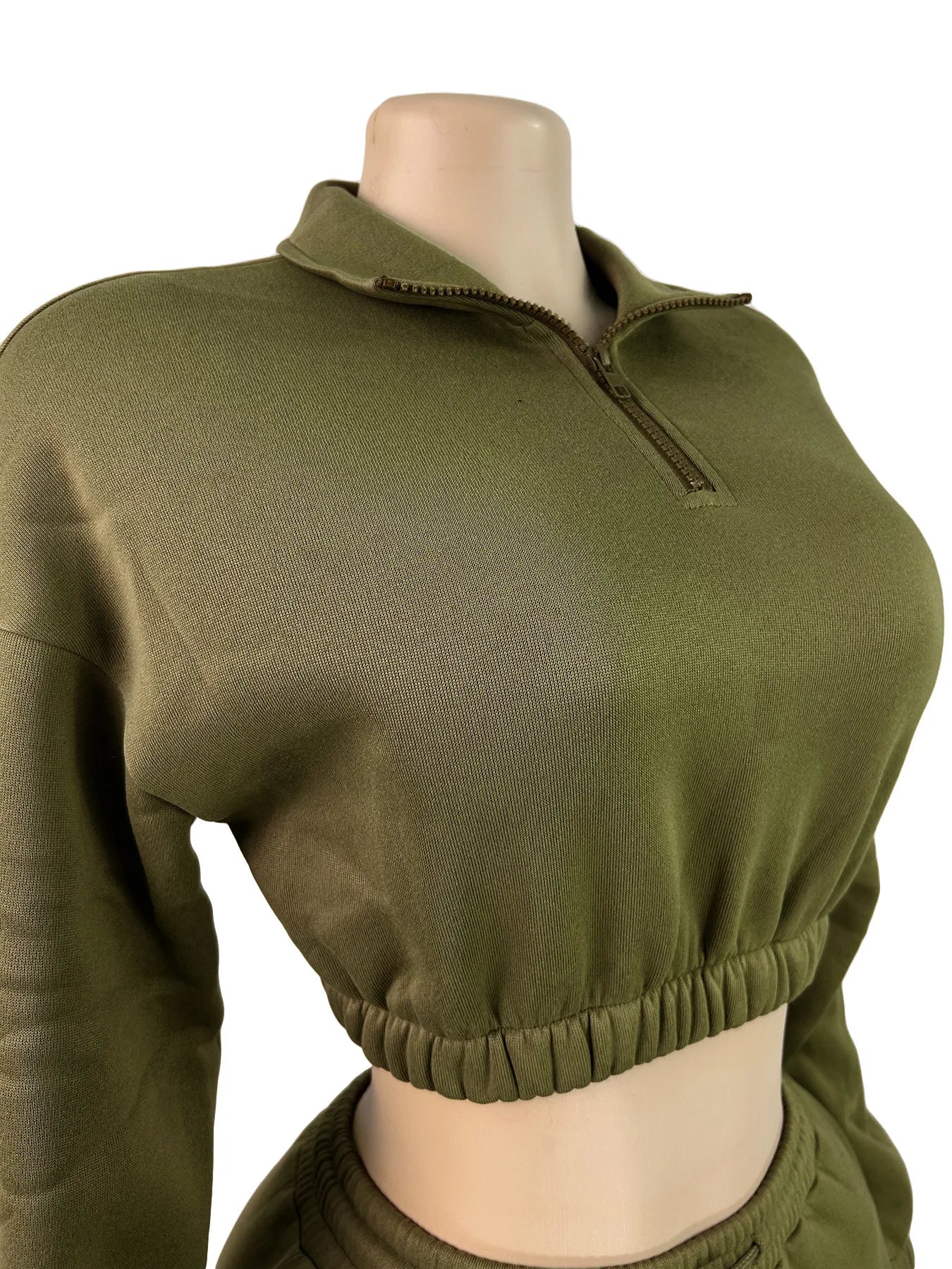 Casual Crop Top and Pants Set