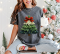 Faux Yarn Christmas Tree-  Completed Tee