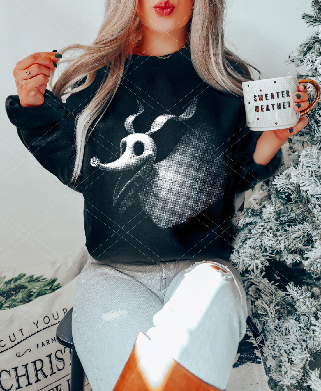 Zero Christmas Half Tone- Print Only