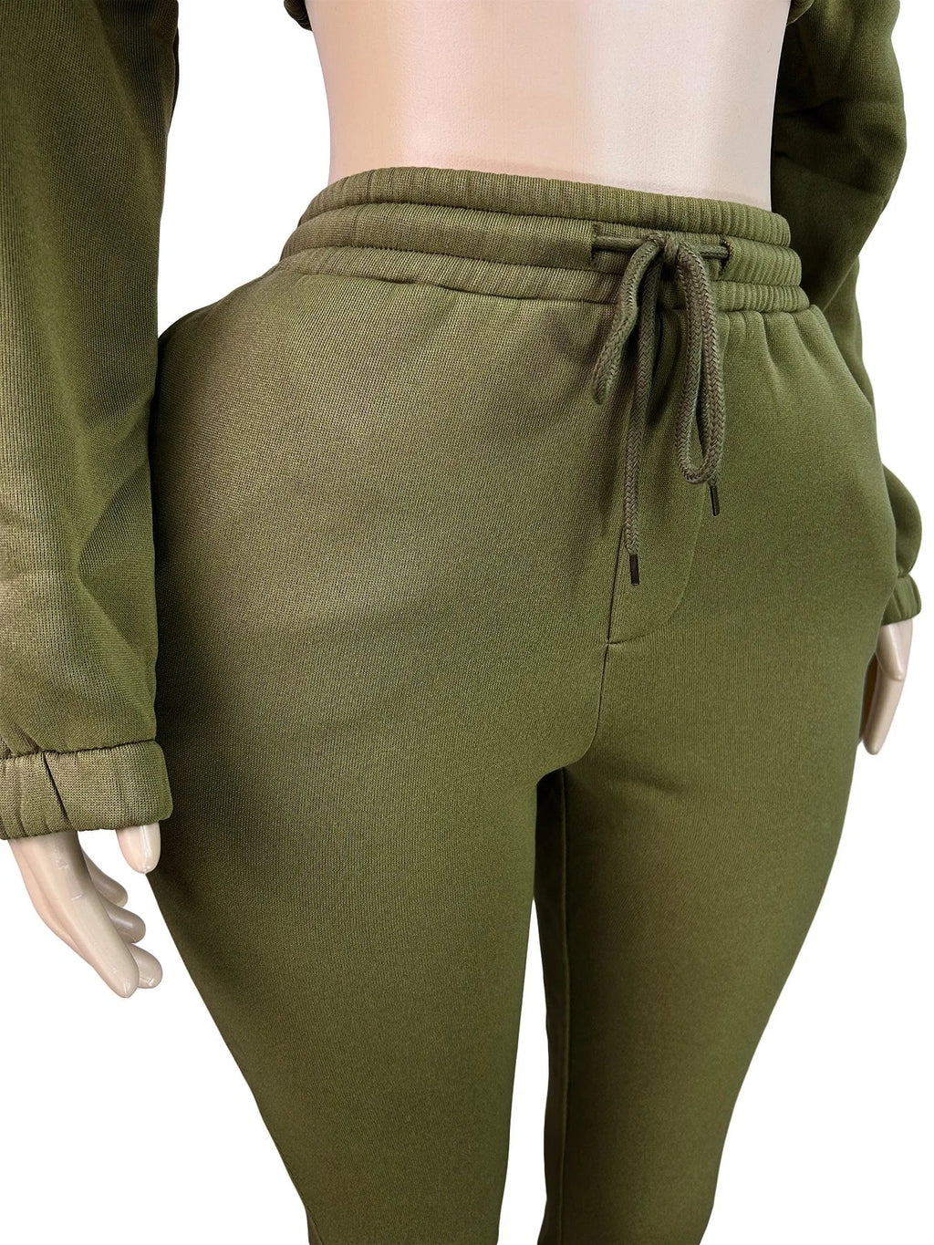 Casual Crop Top and Pants Set