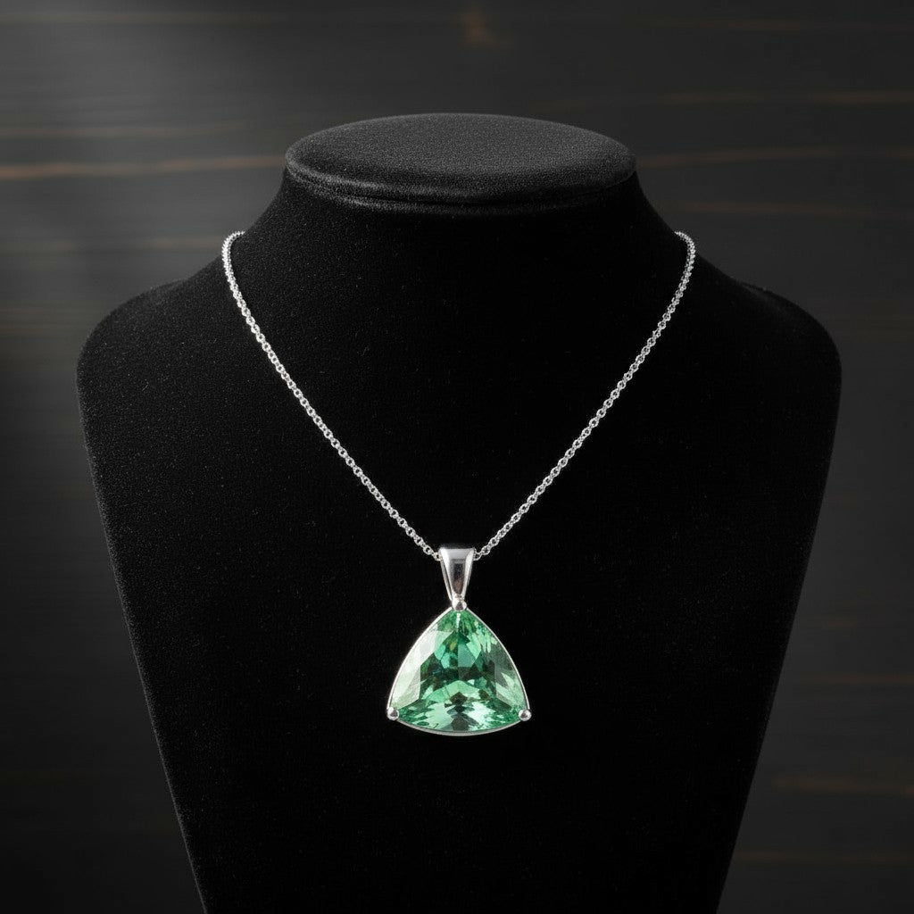 Infinity Pendant<br>Trilliant Cut • Large 15mm
