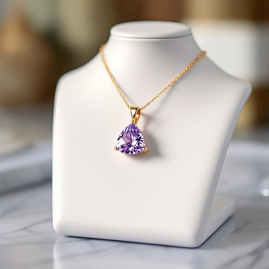 Infinity Pendant<br>Trilliant Cut • Large 15mm