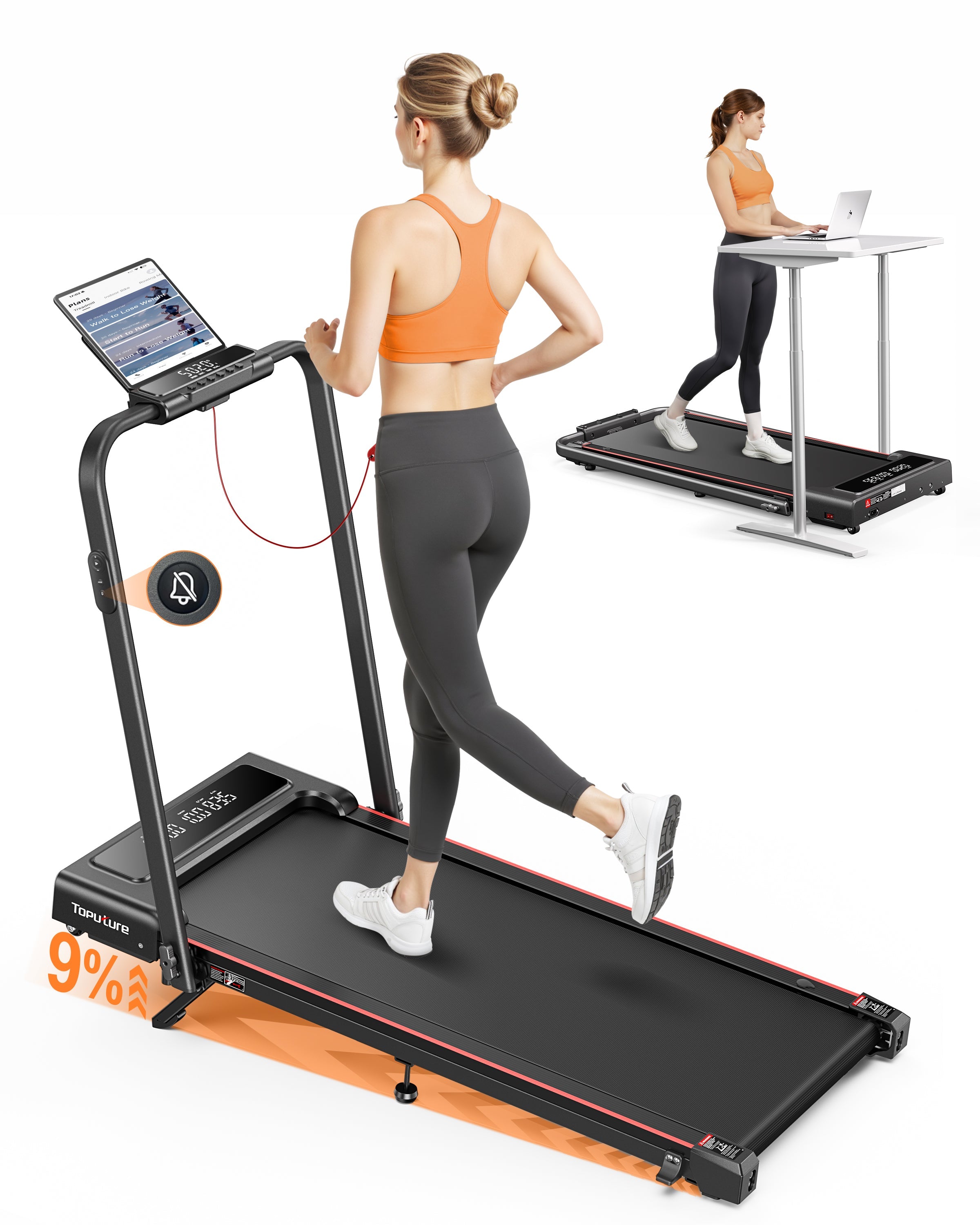 Toputure TP4 Foldable Incline Treadmill