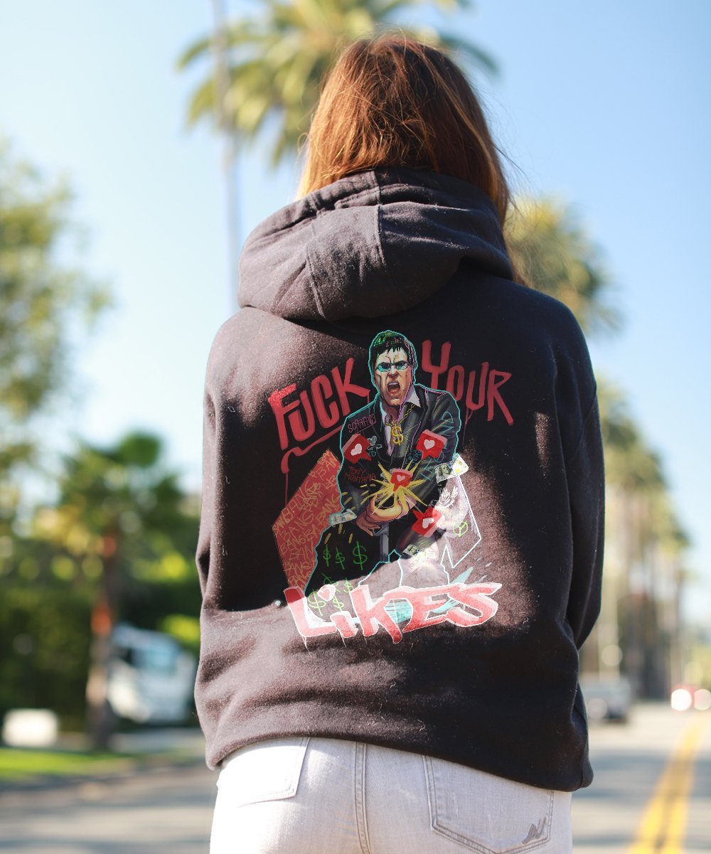 F Your Likes - Scarface Premium Unisex Hoodie