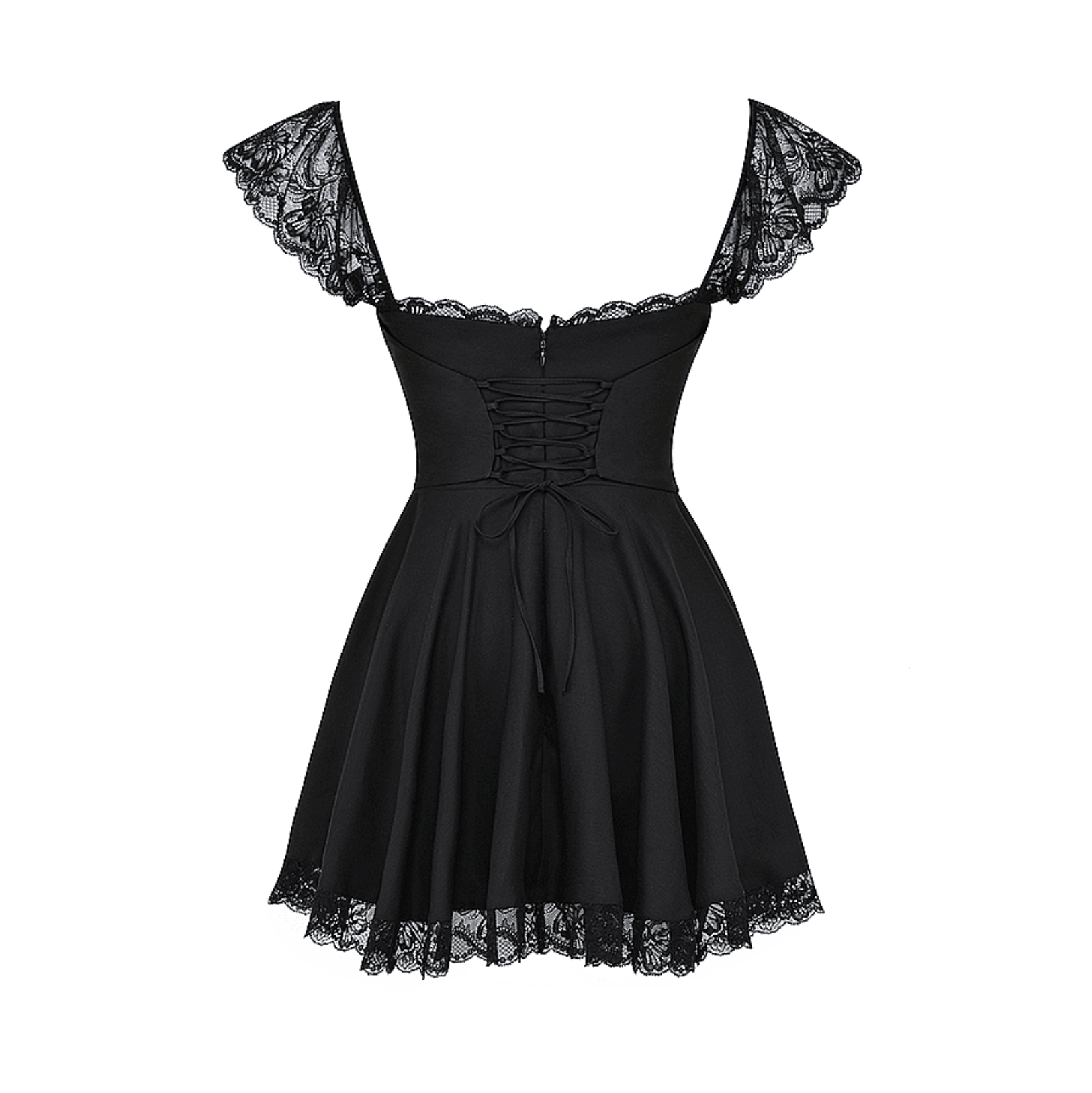 Lace n Grace Vintage Black Mini Dress
