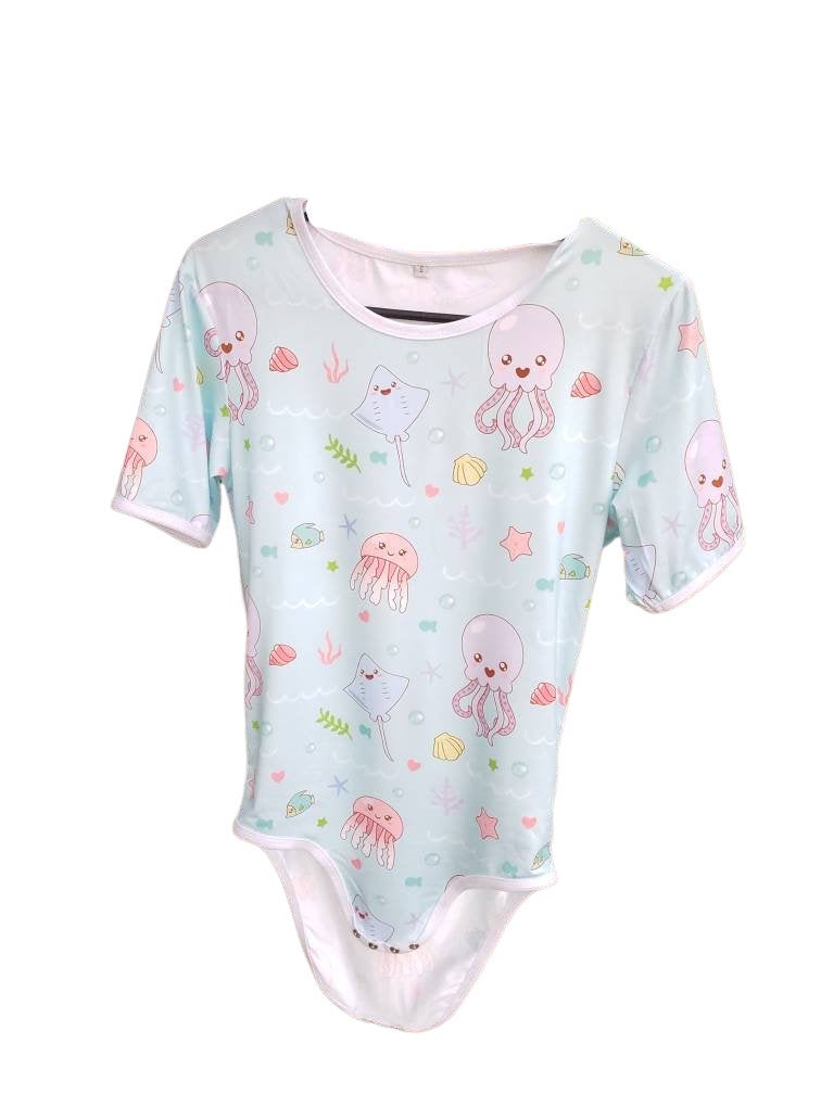 Ocean Creatures Adult Onesie
