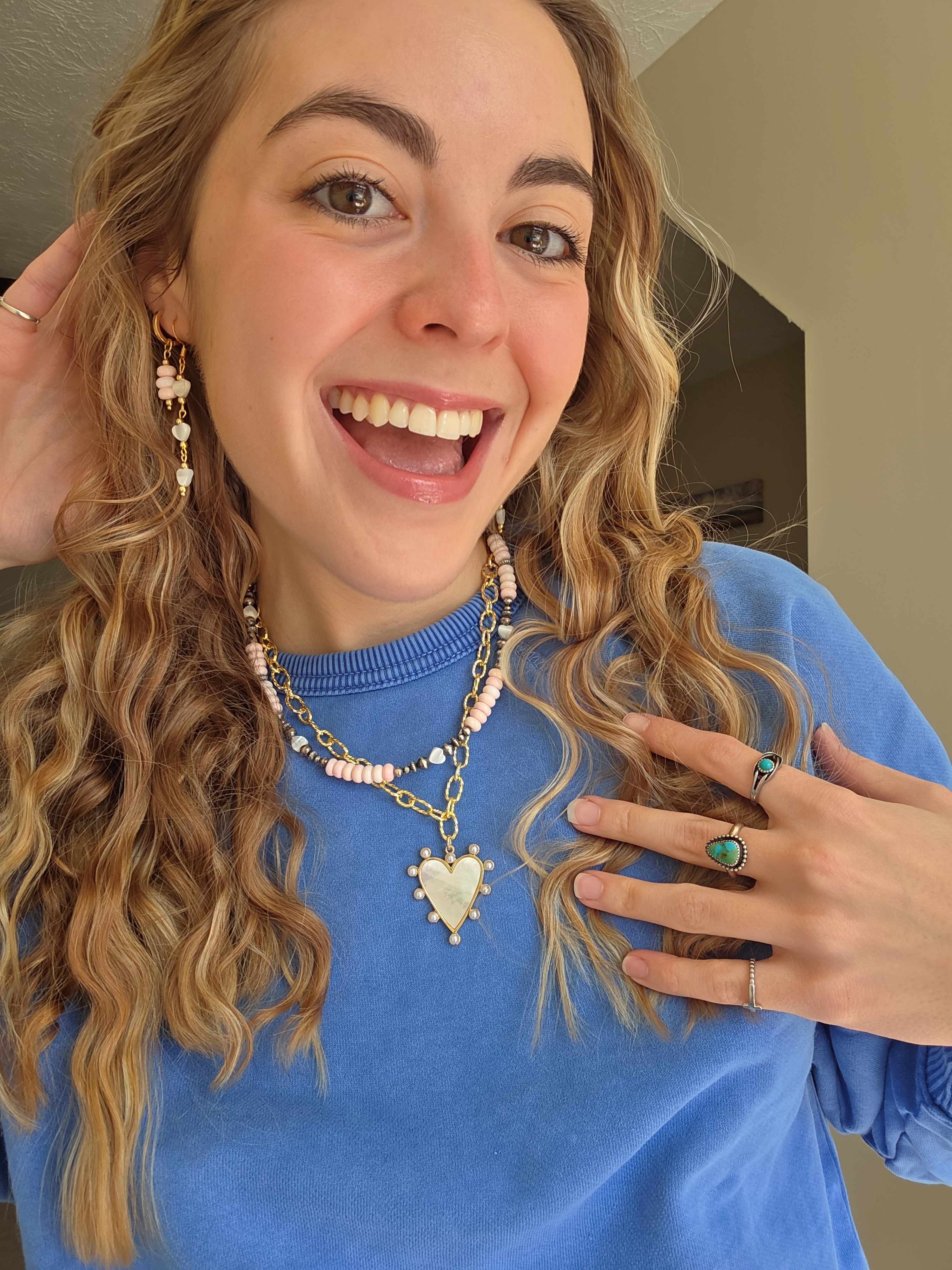 Heart of gold necklace