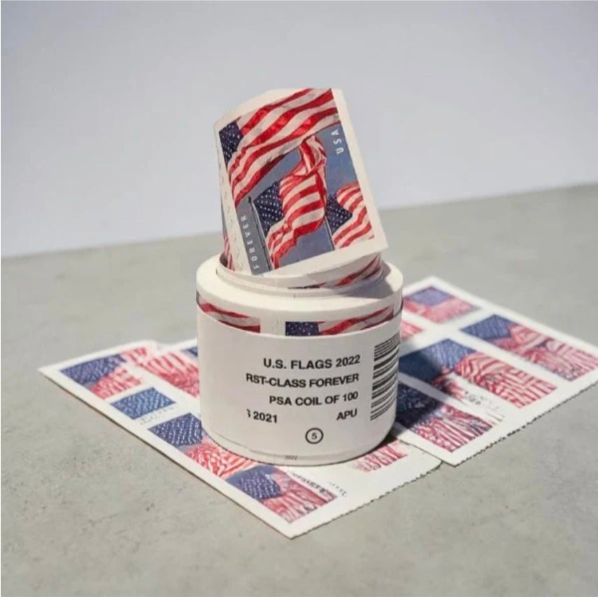 2022 USA First Class Forever USPS Postage Stamps Roll of 100